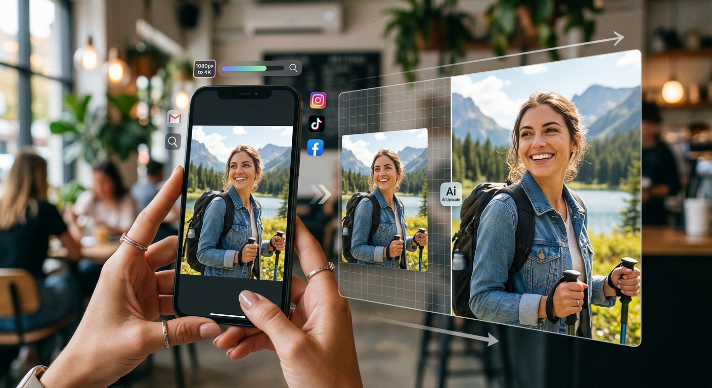 Come ingrandire una foto per i social senza che diventi sfocata
